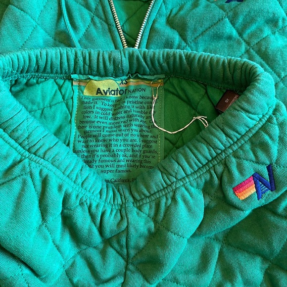 Aviation nation quilted tracksuit NWT - Picture 5 of 5